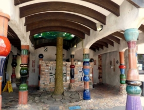 Hundertwasser Toilets Kawakawa Bay of Islands Shore Excursion